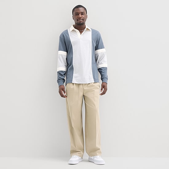 Arizona Mens Baggy Fit Pleated Pant