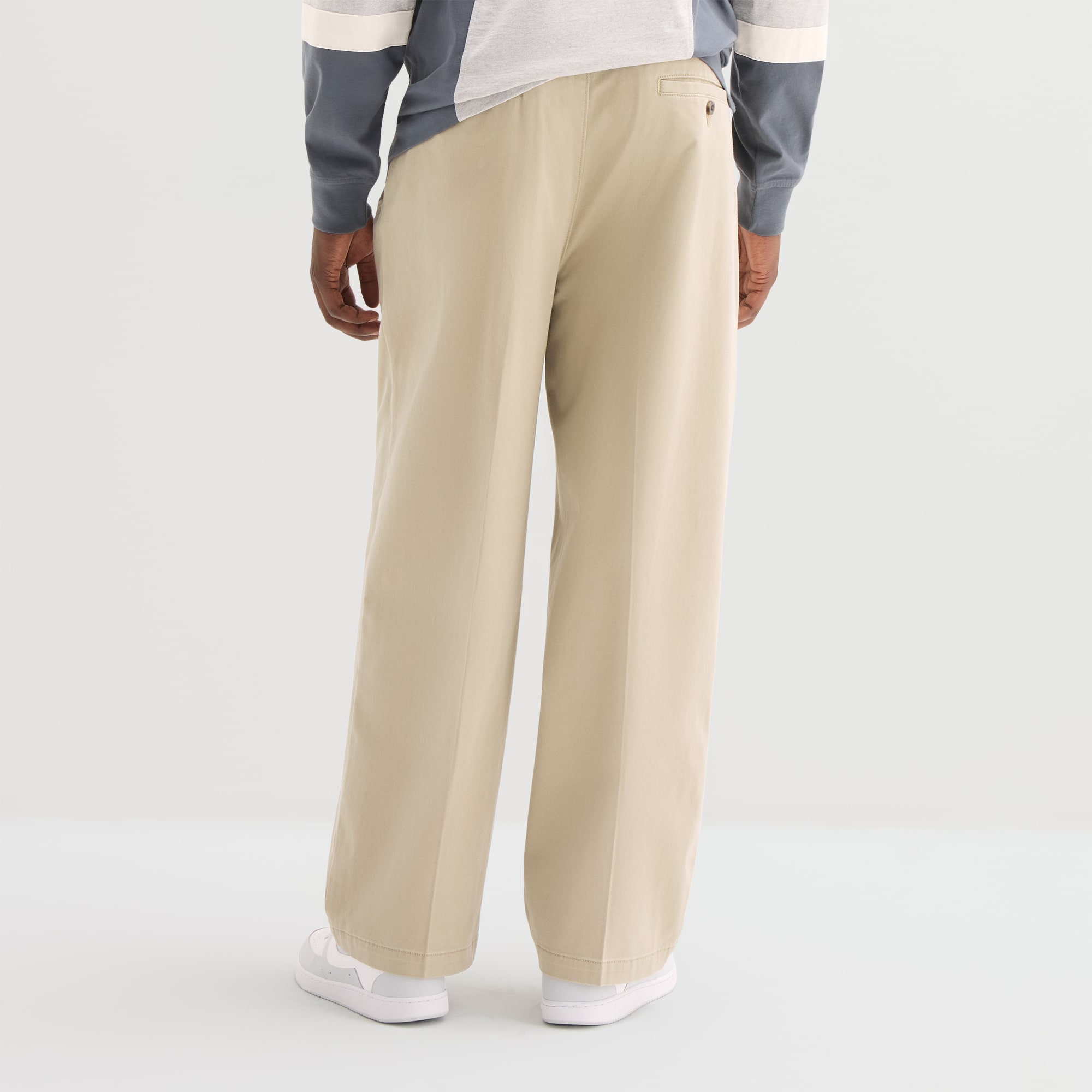 Arizona Mens Baggy Fit Pleated Pant