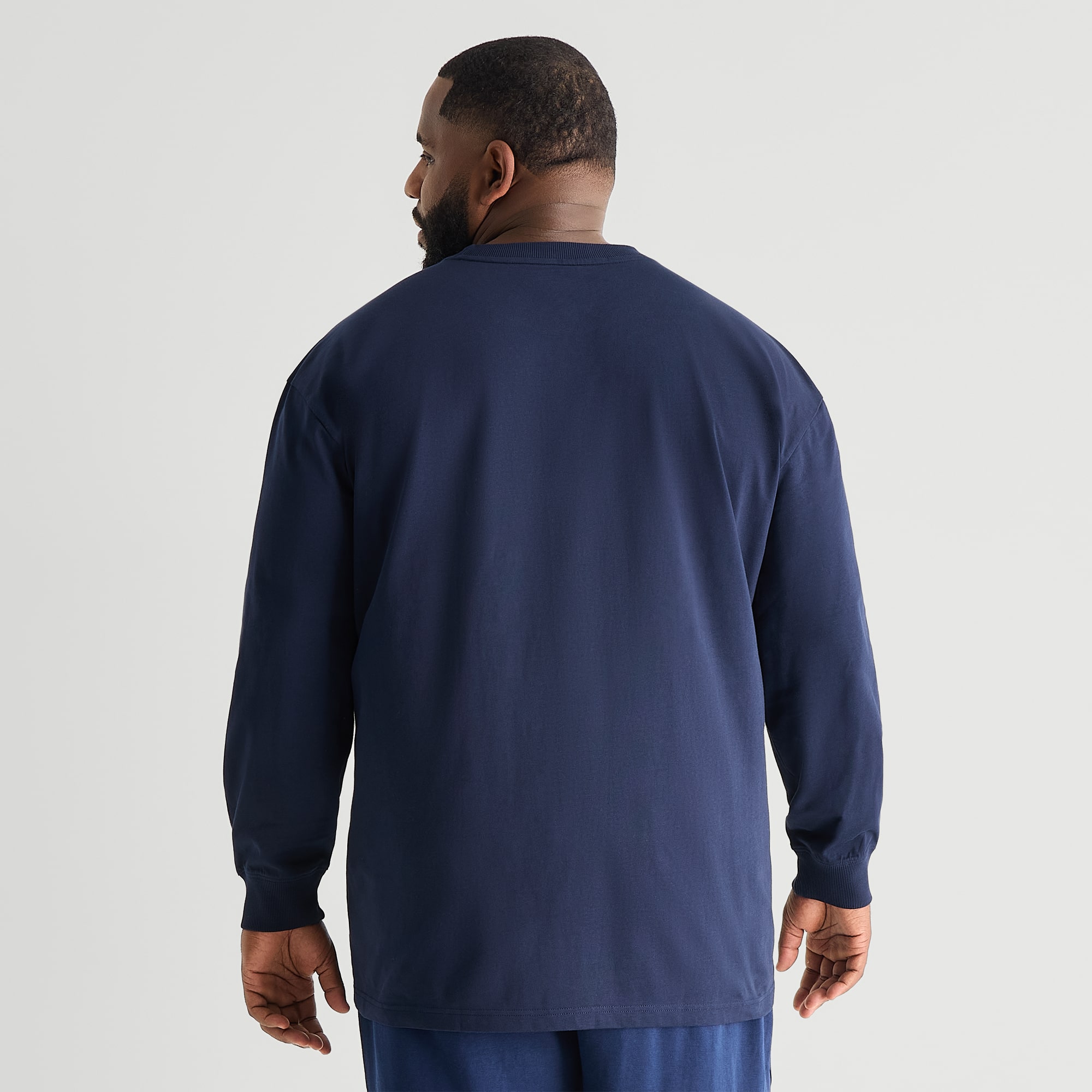 Shaquille O'Neal XLG™ Mens Crew Neck Long Sleeve Active Big and Tall T-Shirt