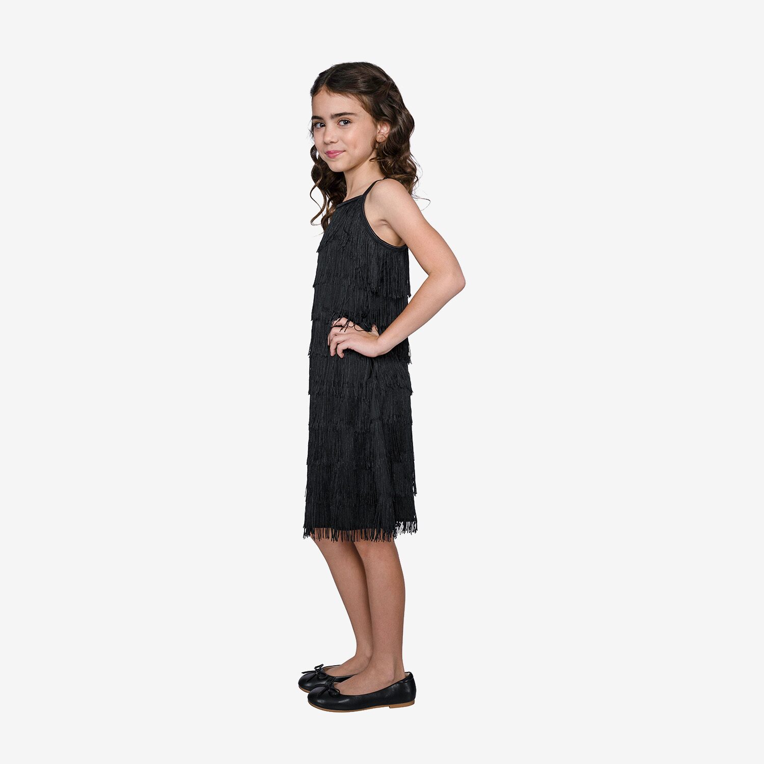 Little & Big Kid Girls Flapper Starter Dress Costume
