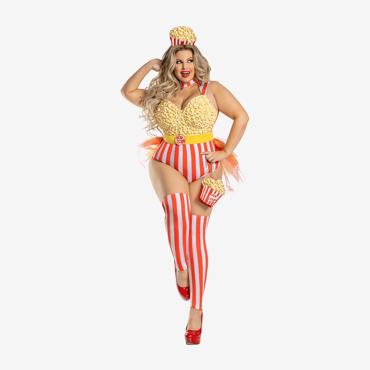 Party King Plus Pop Babe Womens Costume
