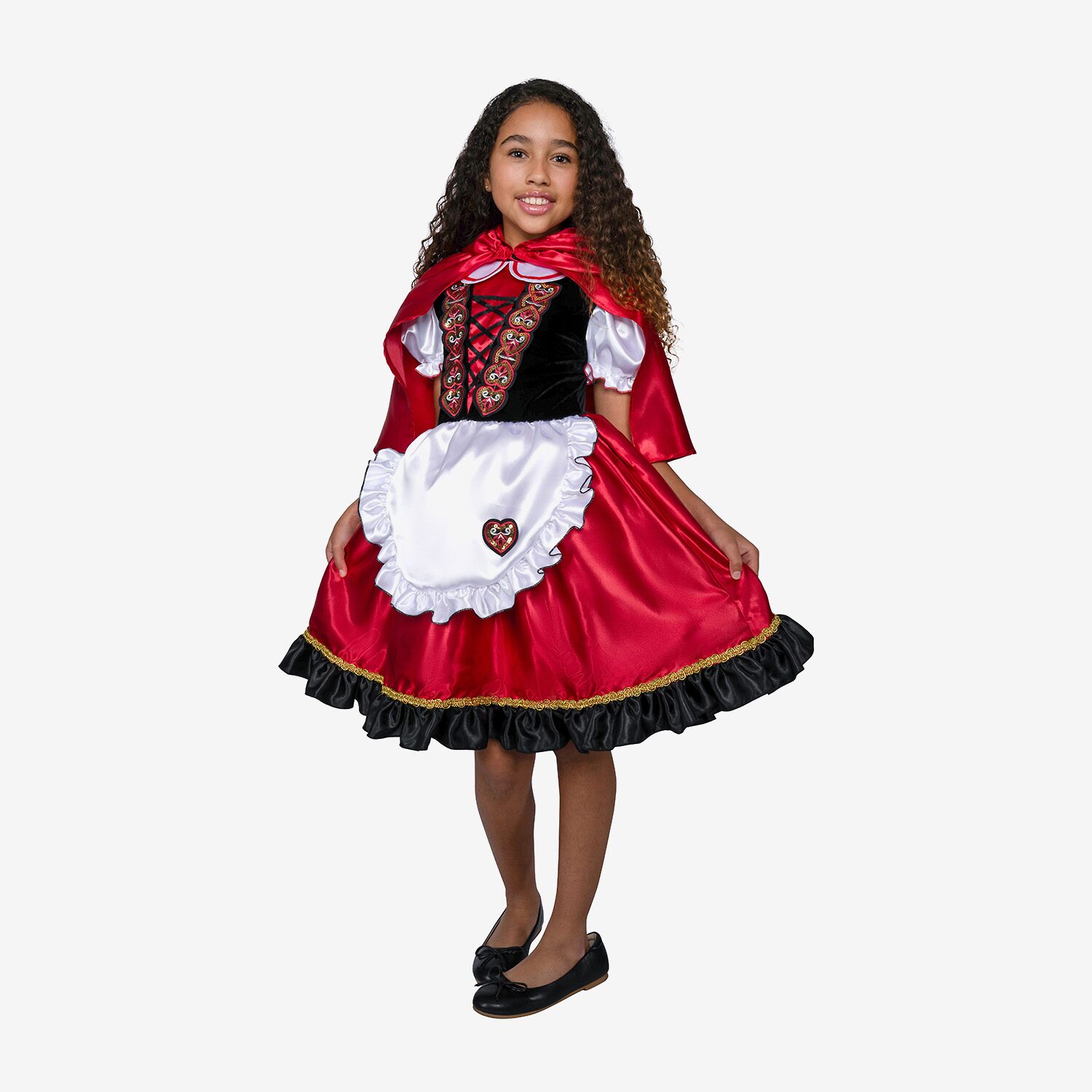Little & Big Kid Girls Red Costume