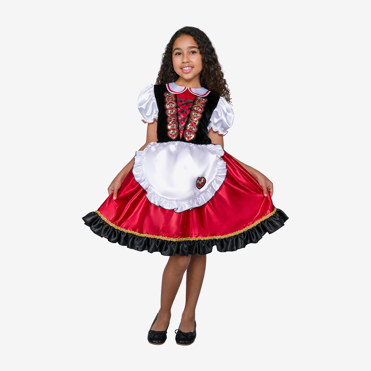 Little & Big Kid Girls Red Costume