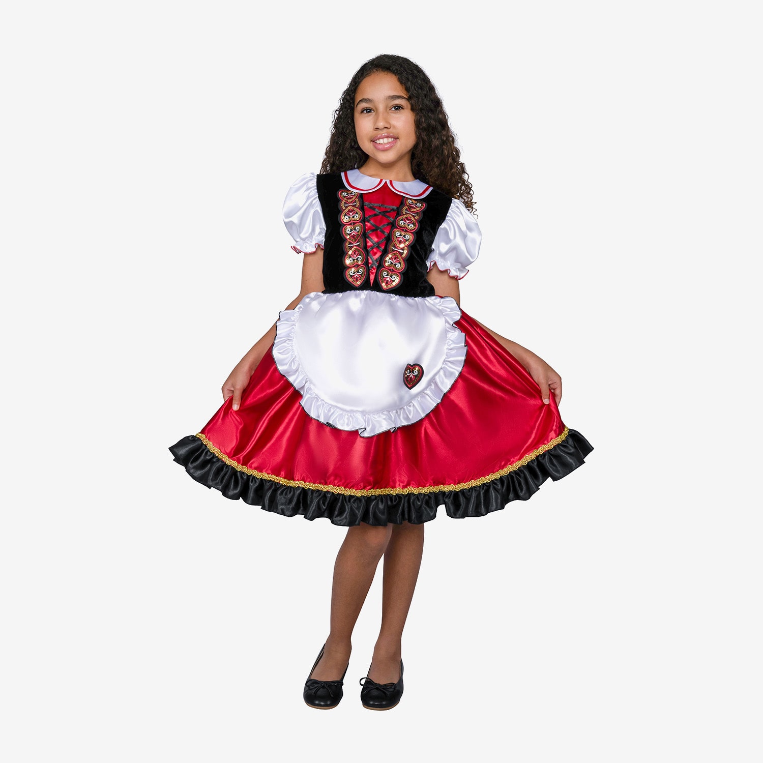 Little & Big Kid Girls Red Costume