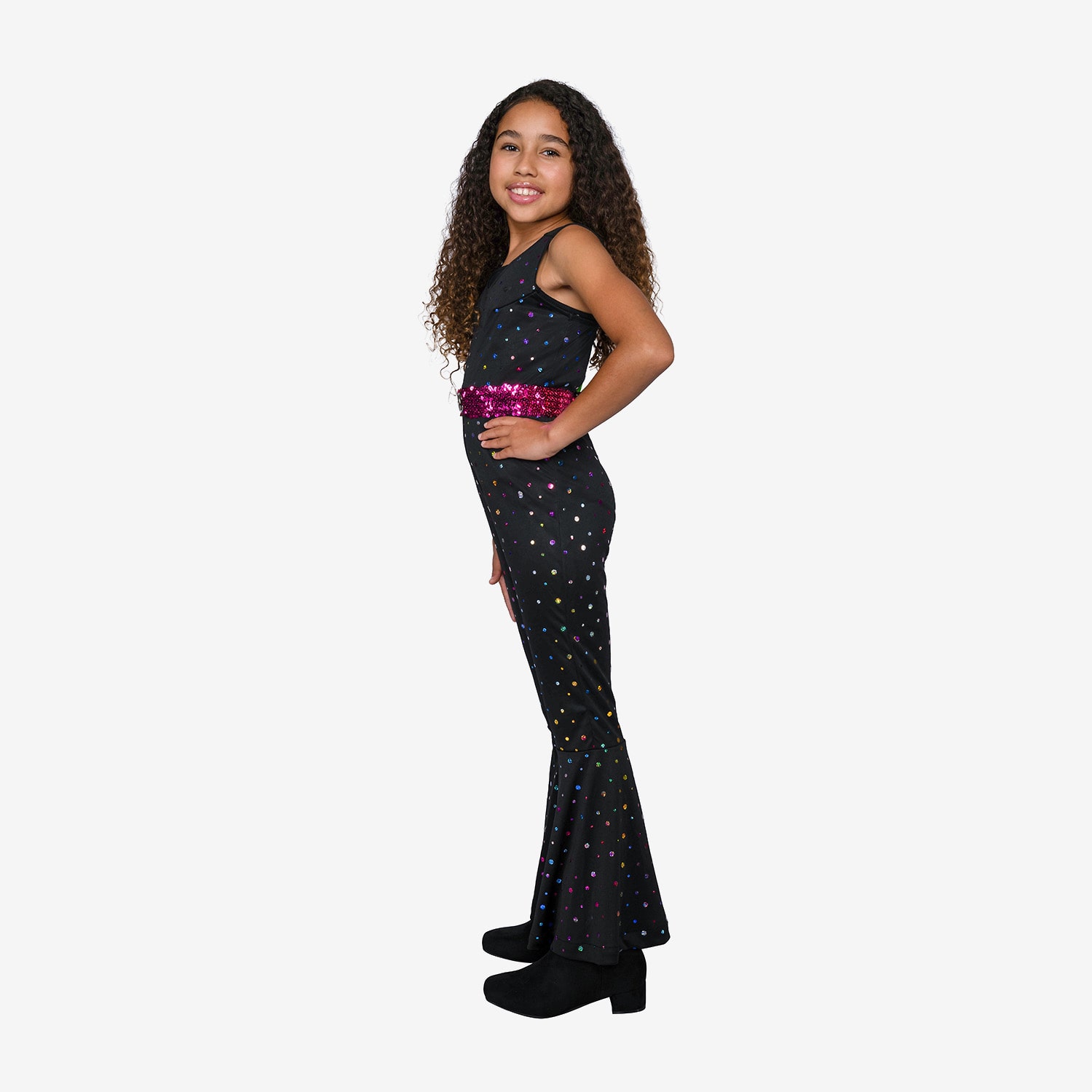Little & Big Kid Girls Disco Doll Costume