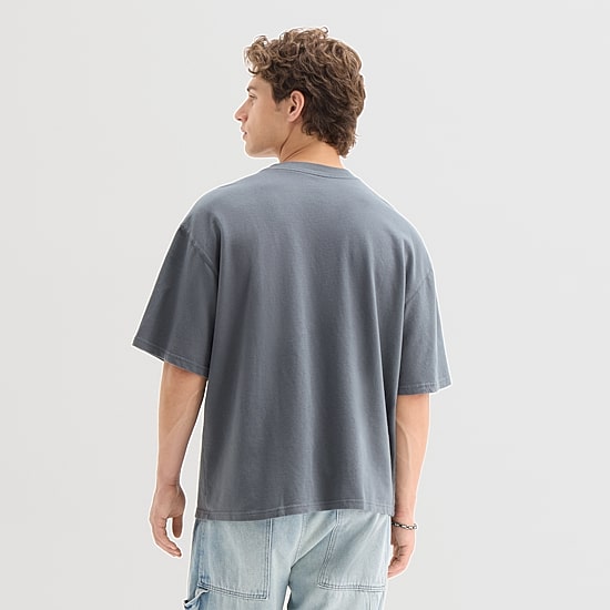 Arizona Mens Crew Neck Short Sleeve Boxy Fit Graphic T-Shirt