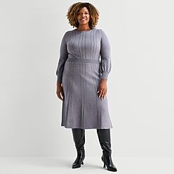 jcpenney grey dress Plus Size Gray Dresses - Women Jcpenney clearance