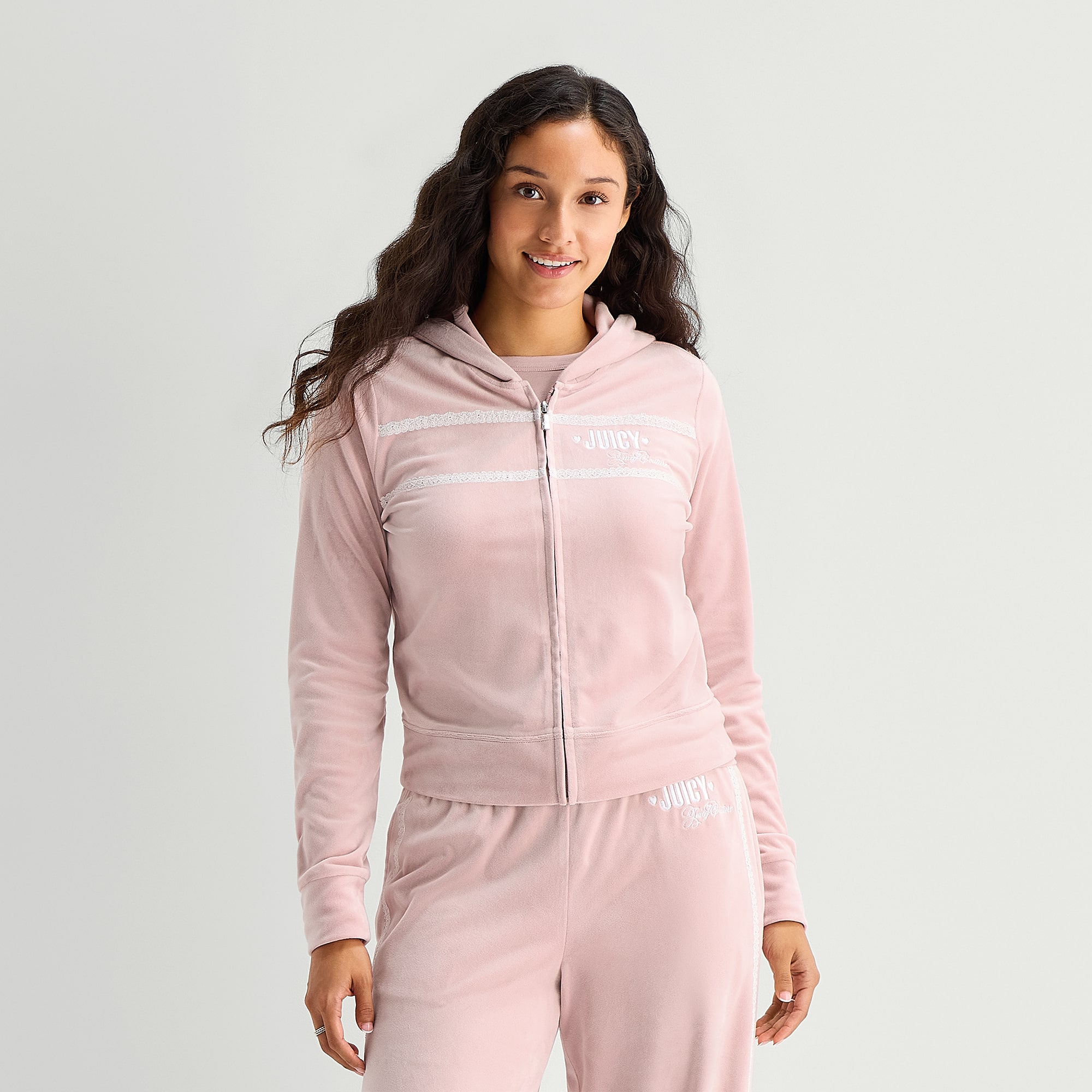 Juicy By Couture Womens Juniors Lightweight Track Jacket