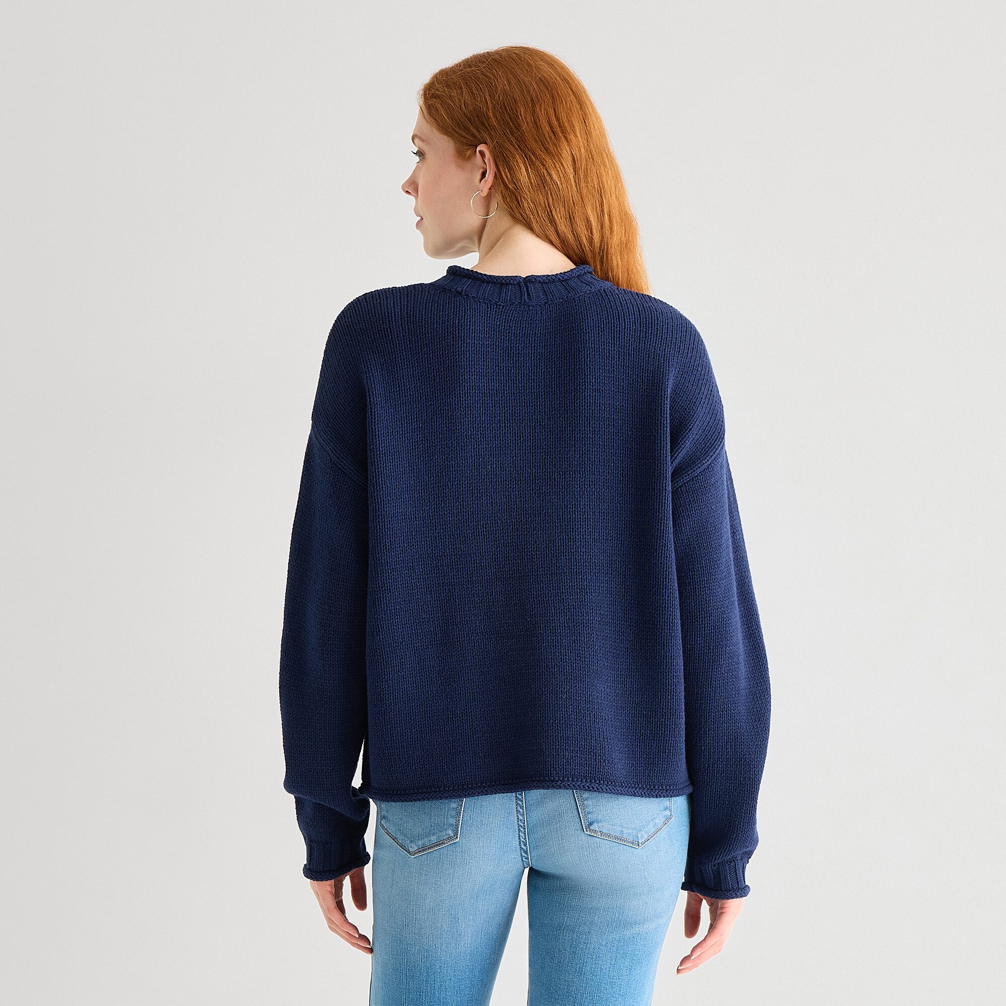 St. John's Bay Womens Rollneck Long Sleeve Pullover Sweater