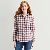 St. John's Bay Womens Long Sleeve Regular Fit Button-Down Shirt
