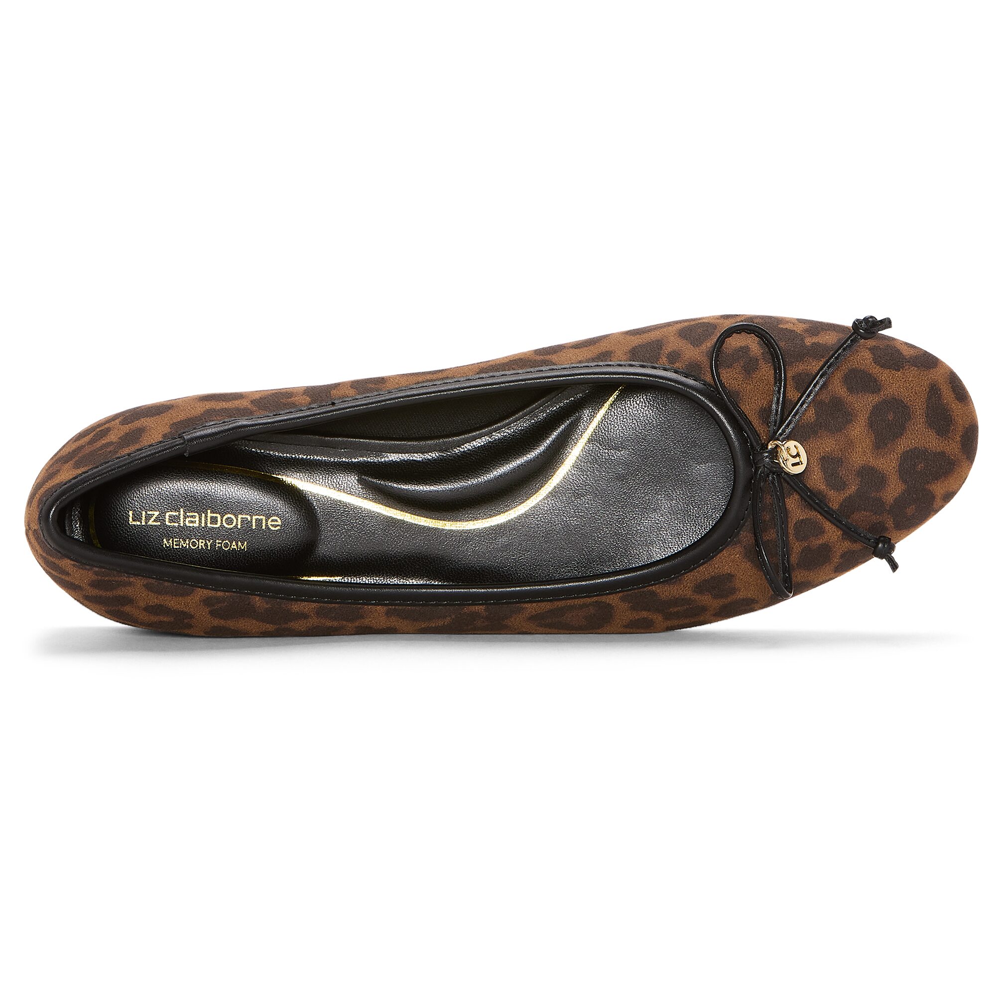 Liz Claiborne Chelsey Womens Round Closed Toe Ballet Flats