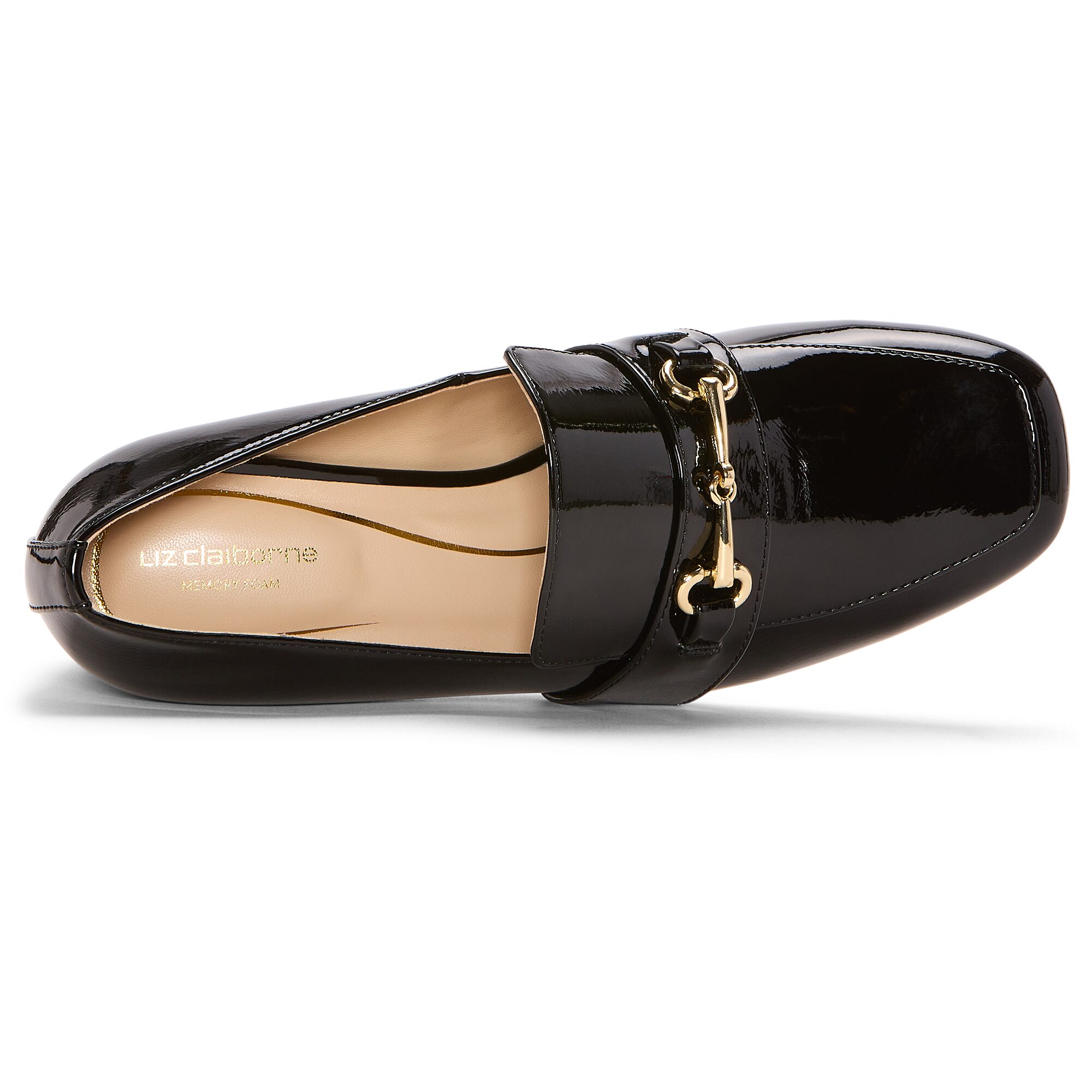 Liz Claiborne Midland Womens Square Closed Toe Loafers