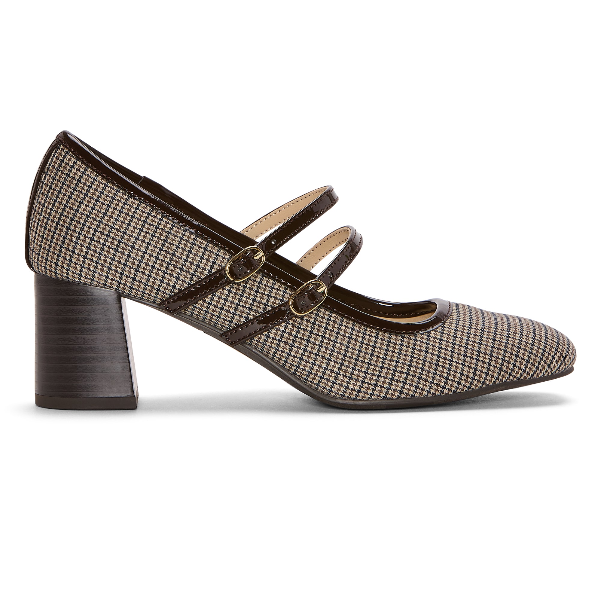 Liz Claiborne Perth Womens Square Closed Toe Stacked Heel Pumps