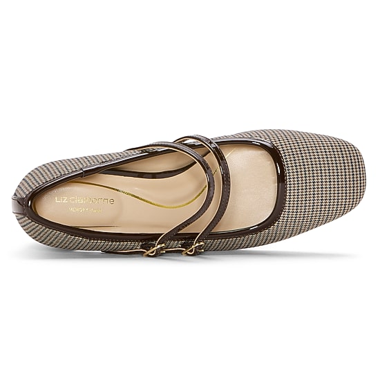 Liz Claiborne Perth Womens Square Closed Toe Stacked Heel Pumps