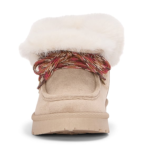 Pop Womens Montclair Faux Fur Lined Flat Heel Winter Boots