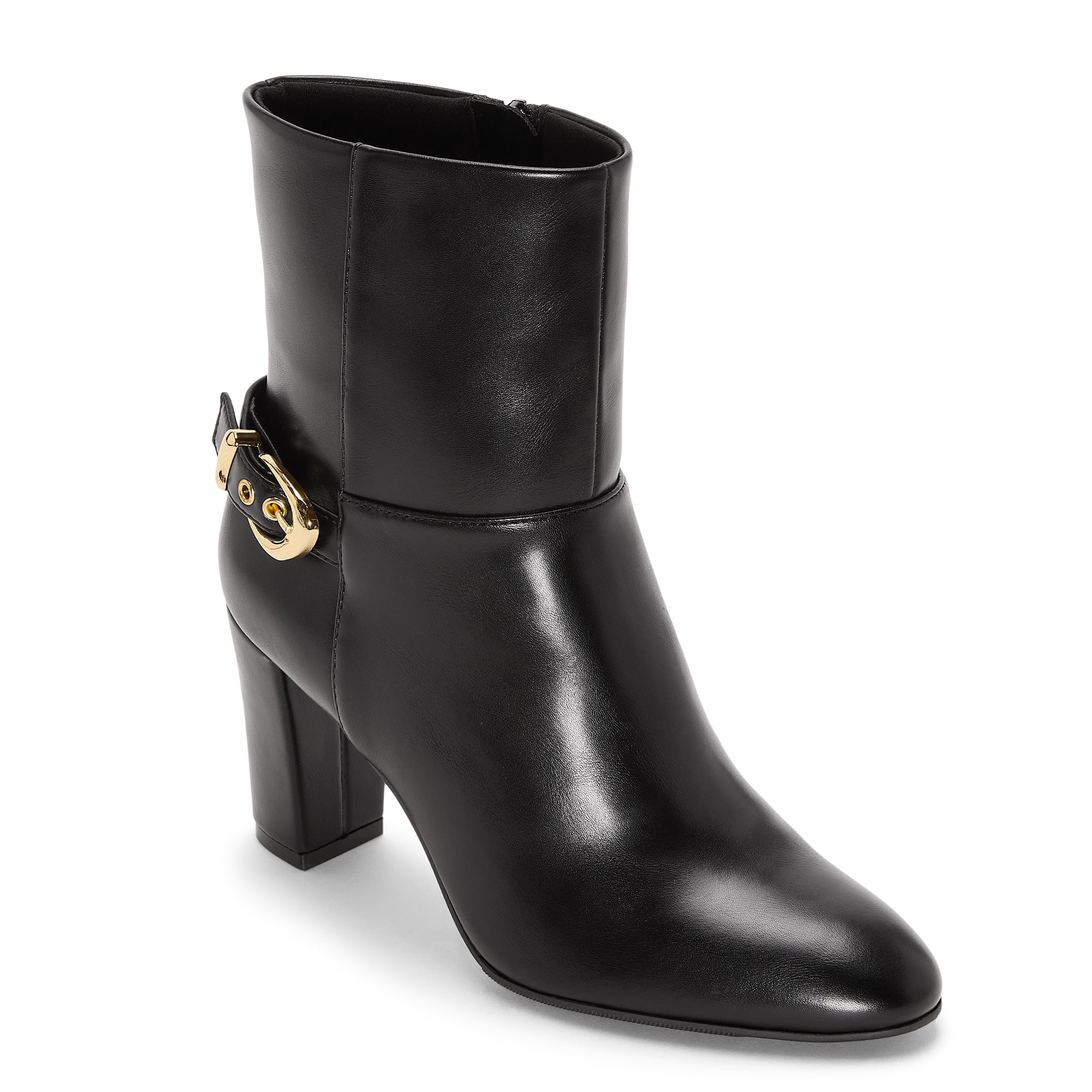 Liz Claiborne Womens Newton Block Heel Booties