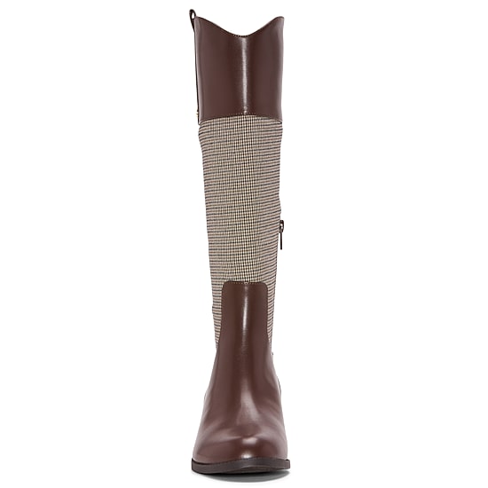 Liz Claiborne Womens Tealing Stacked Heel Riding Boots