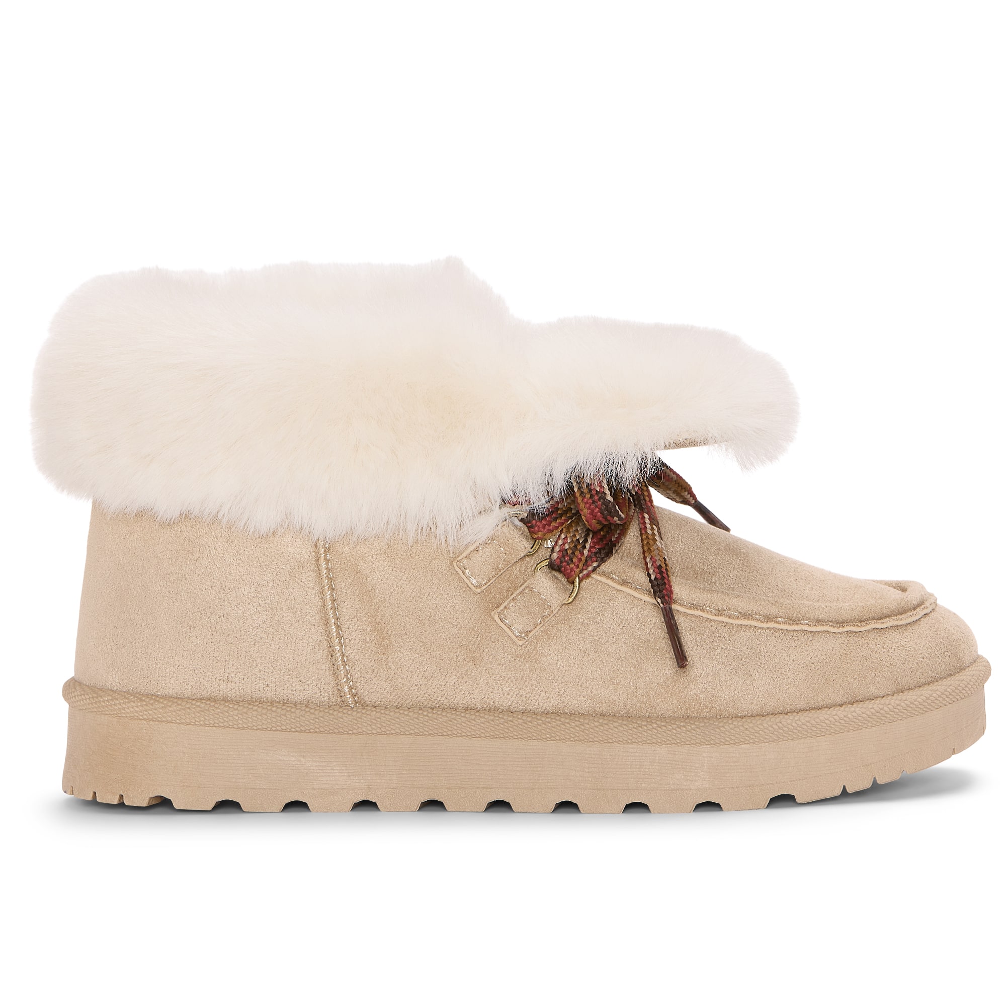Pop Womens Montclair Faux Fur Lined Flat Heel Winter Boots