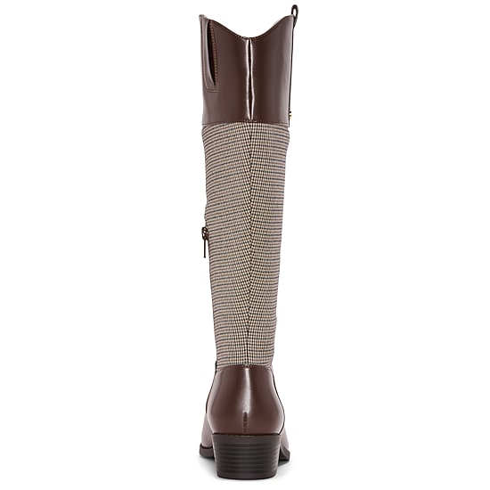 Liz Claiborne Womens Tealing Stacked Heel Riding Boots