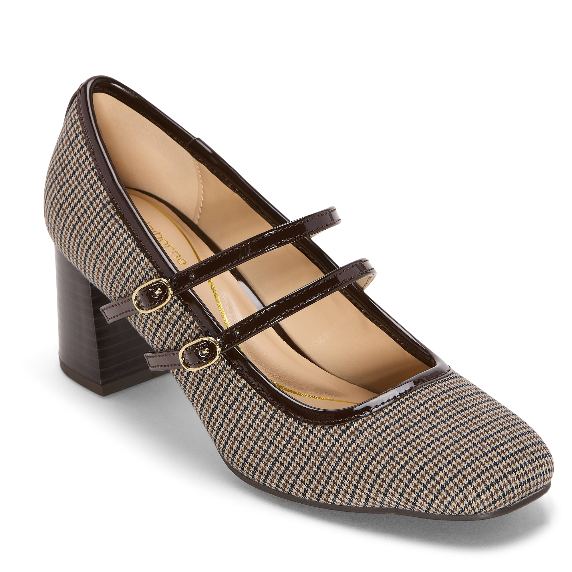Liz Claiborne Perth Womens Square Closed Toe Stacked Heel Pumps