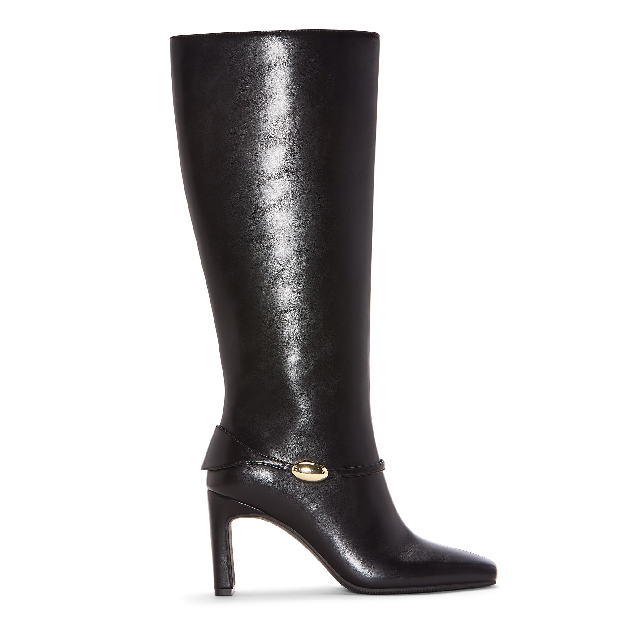 Liz Claiborne Womens Dyce Wwc Wide Calf Block Heel Dress Boots