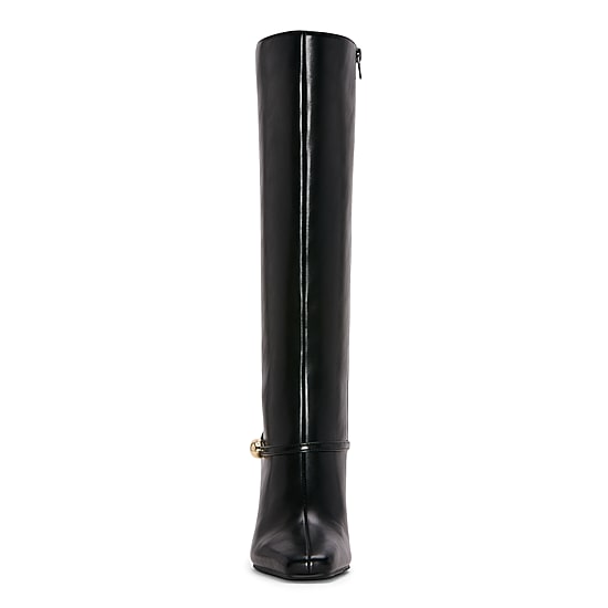 Liz Claiborne Womens Dyce Wwc Wide Calf Block Heel Dress Boots