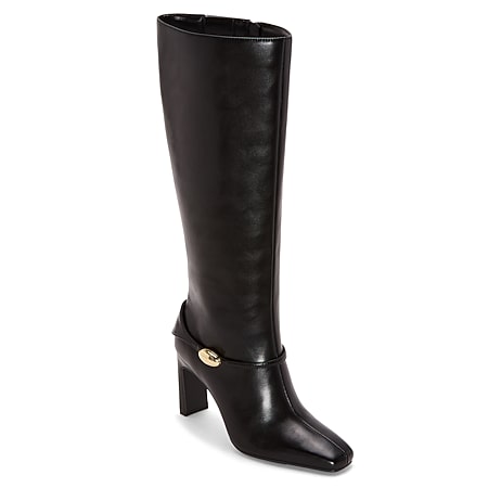 Journee Women's Avalonn Knee High Wide-Calf Dress Boots, Black 11