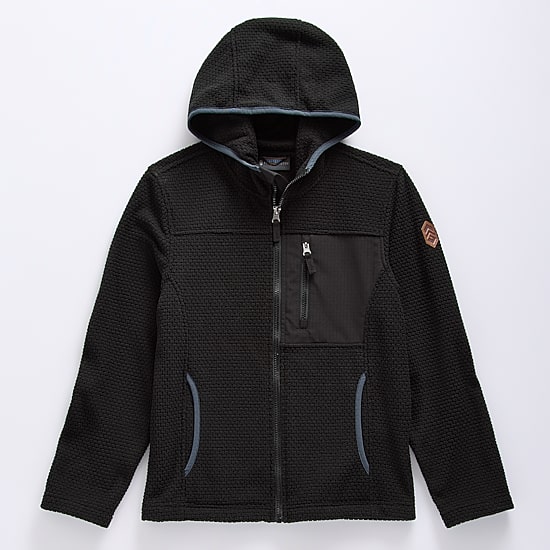 Free Country Little & Big Kid Boys Fleece Hooded Lightweight Jacket