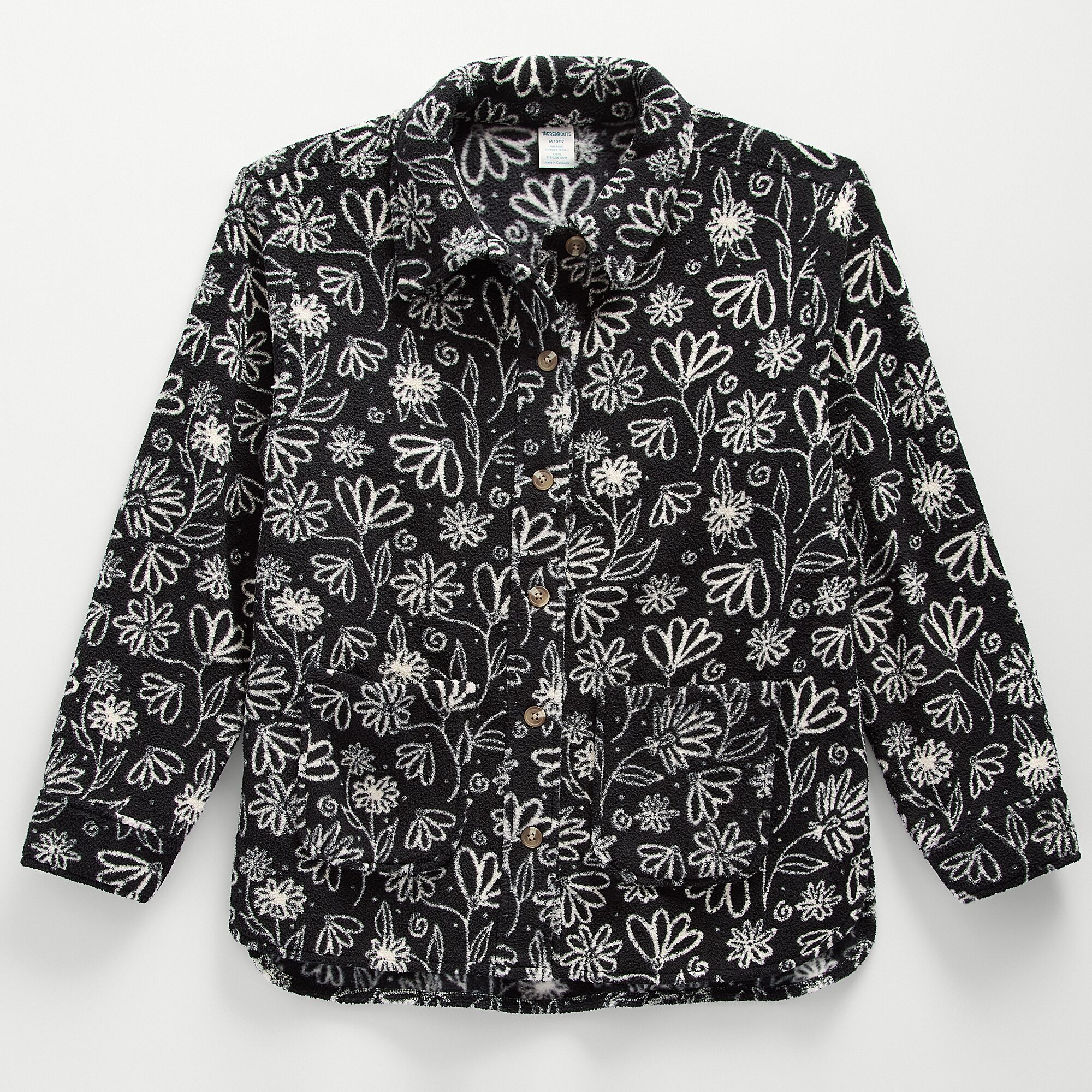 Thereabouts Little & Big Kid Girls Faux Fur Jacket