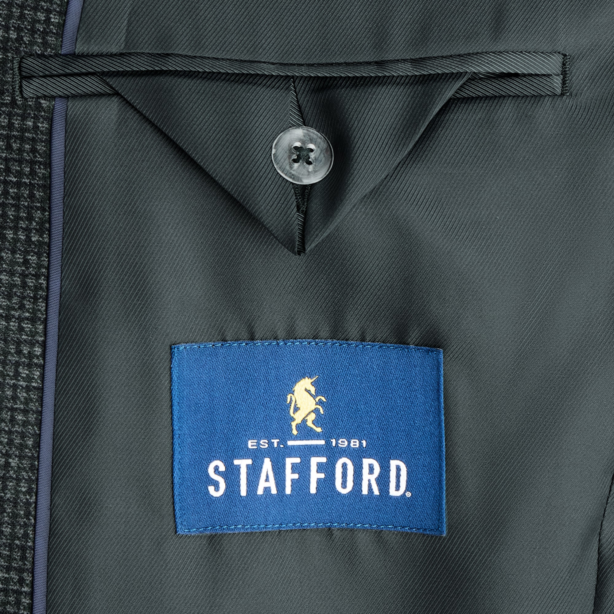 Stafford Herringbone Knit Mens Classic Fit Sport Coat
