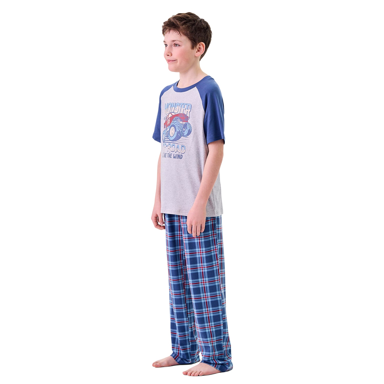 Dream Big Peace Out Little & Kid Boys Crew Neck Short Sleeve 3-pc. Pajama Set