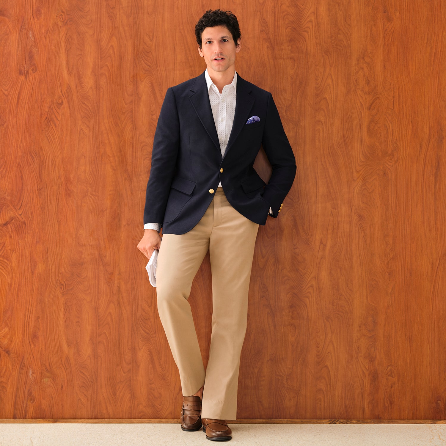 Stafford Signature Hopsack Mens Classic Fit Blazer