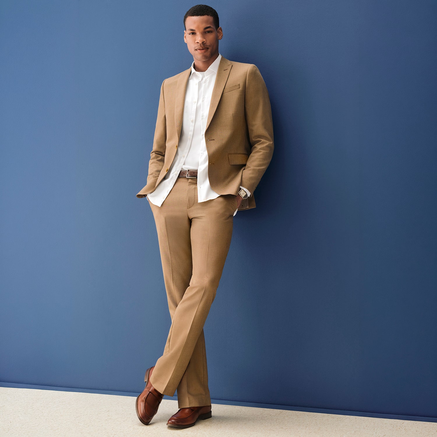 J. Ferrar Ultra Comfort Mens Slim Fit Suit Jacket