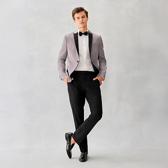 J. Ferrar Ultra Comfort Mens Stretch Fabric Slim Fit Tuxedo Pant