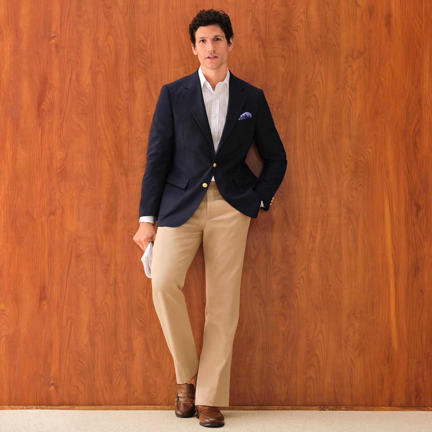Stafford Mens Classic Fit Dress Flat Front Pant