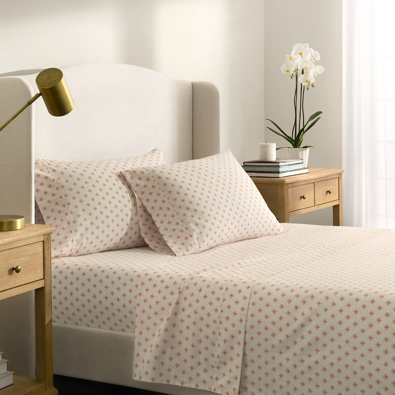 W by Wamsutta Brushed Percale 325tc Sheet Set