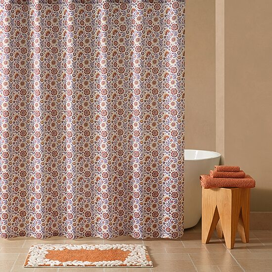Jenny Martinez Terra Floral Shower Curtain