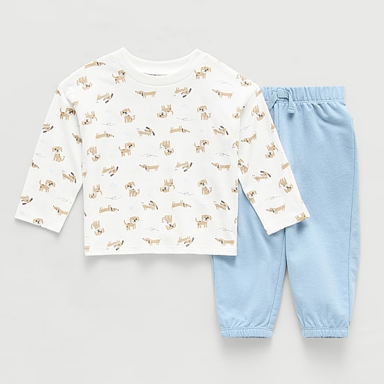 Okie Dokie Baby Boys French Terry 2-pc. Pant Set