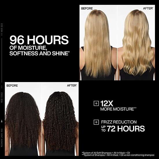 Redken Redken All Soft All-In-One Hydration Mask 8.4 Oz. Hair Mask 8.5 oz.