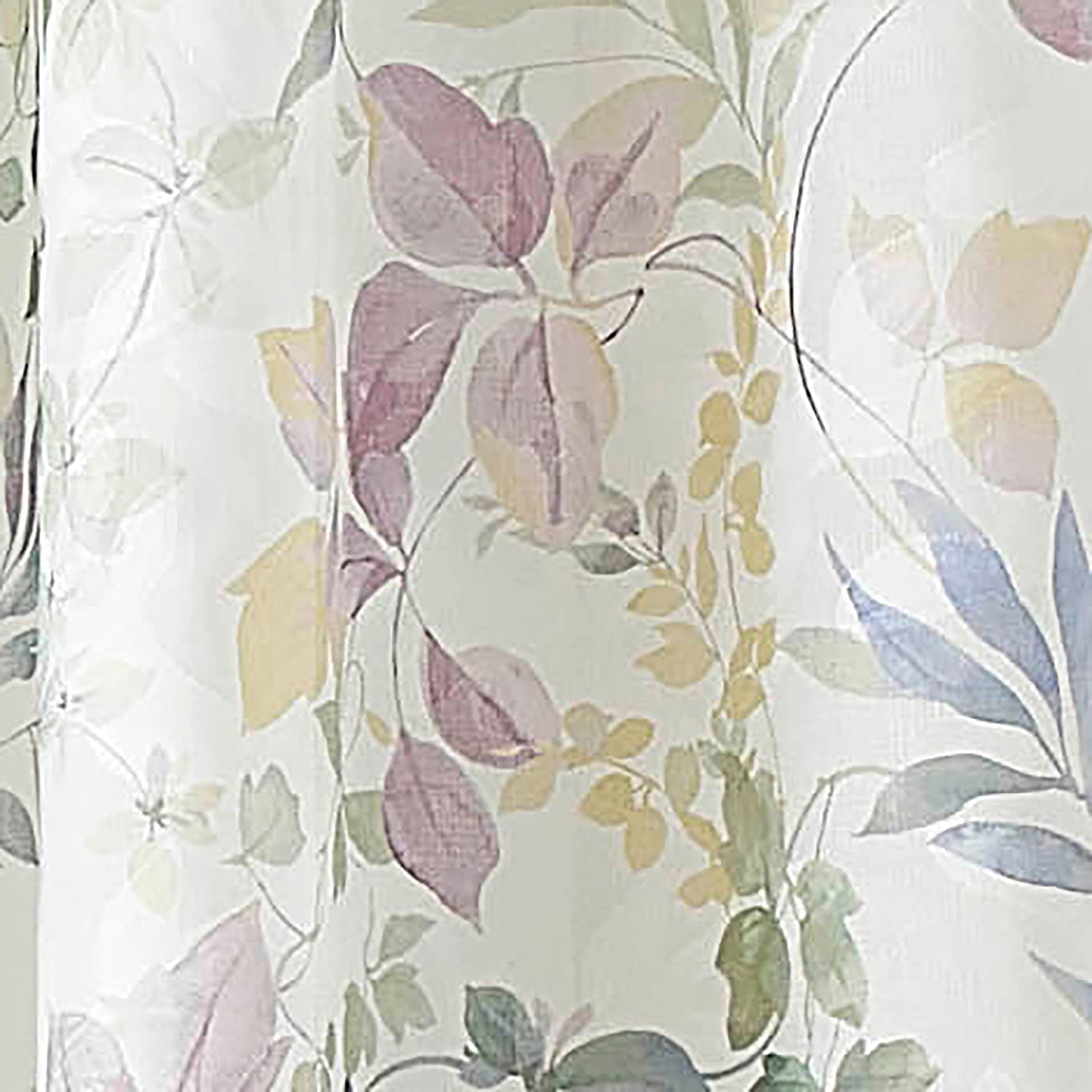 Martha Stewart Jardin Grommet Top Sheer Single Curtain Panel