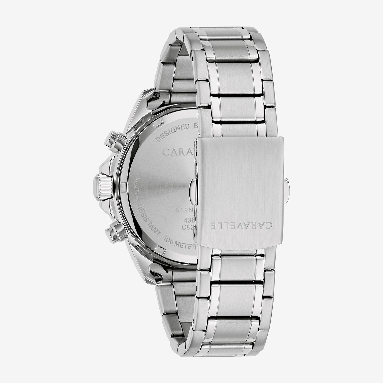 Caravelle Designed By Bulova Aqualuxx Mens Chronograph Silver Tone Stainless Steel Bracelet Watch 43b182