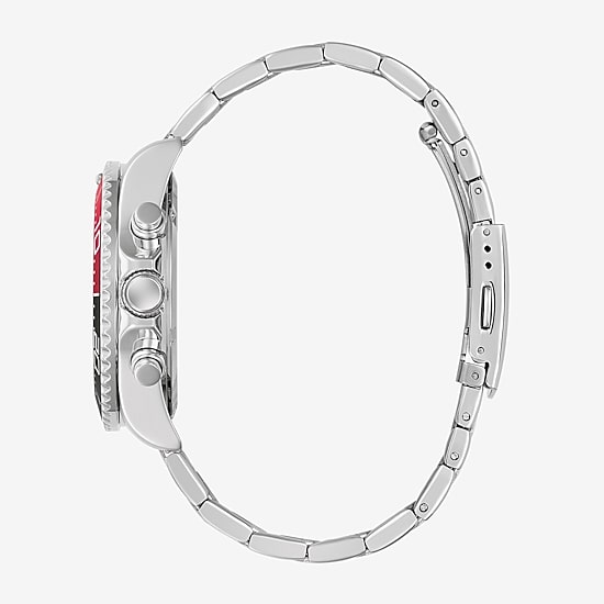 Caravelle Designed By Bulova Aqualuxx Mens Chronograph Silver Tone Stainless Steel Bracelet Watch 43b182