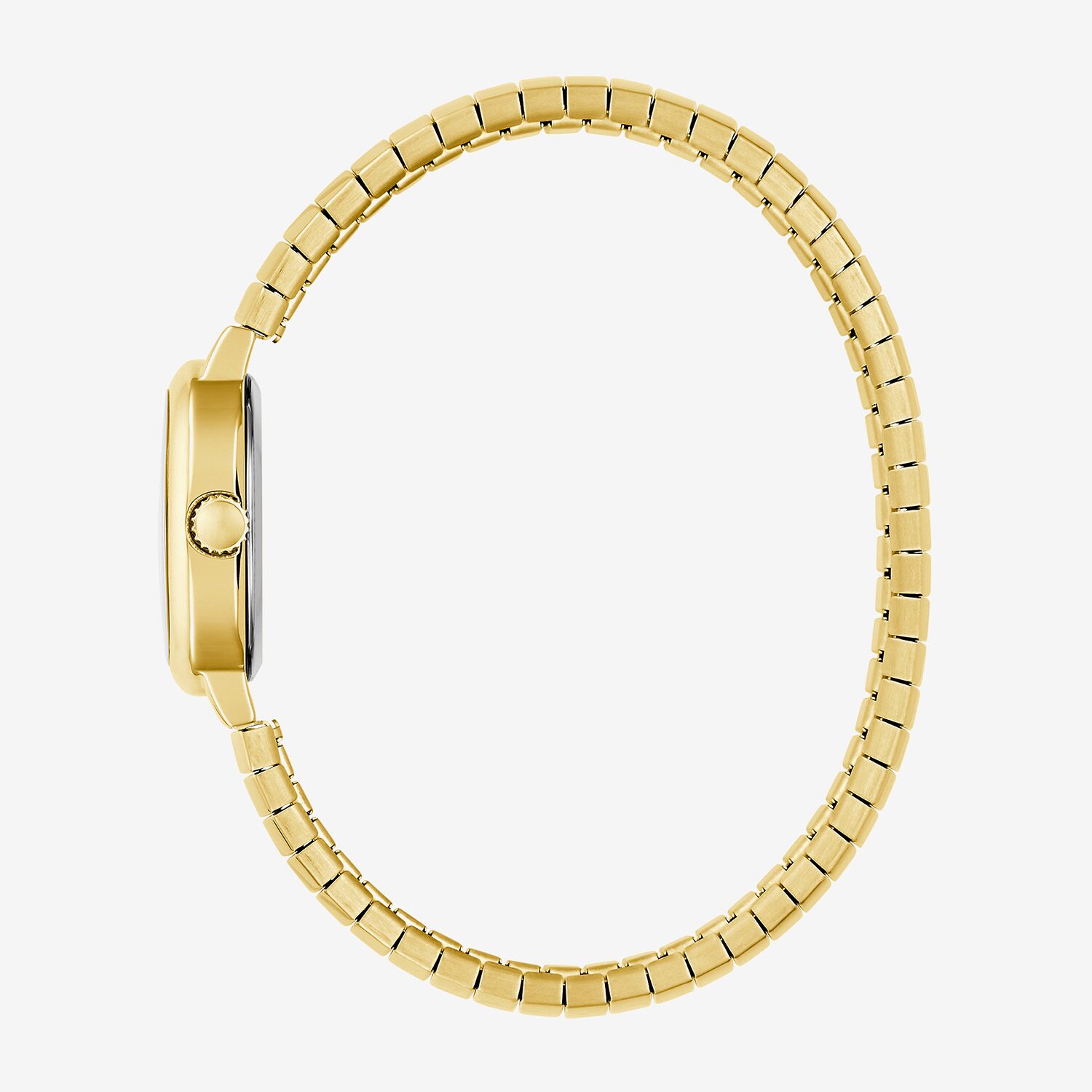 Caravelle Designed By Bulova Dress Womens Gold Tone Stainless Steel Expansion Watch 44l275
