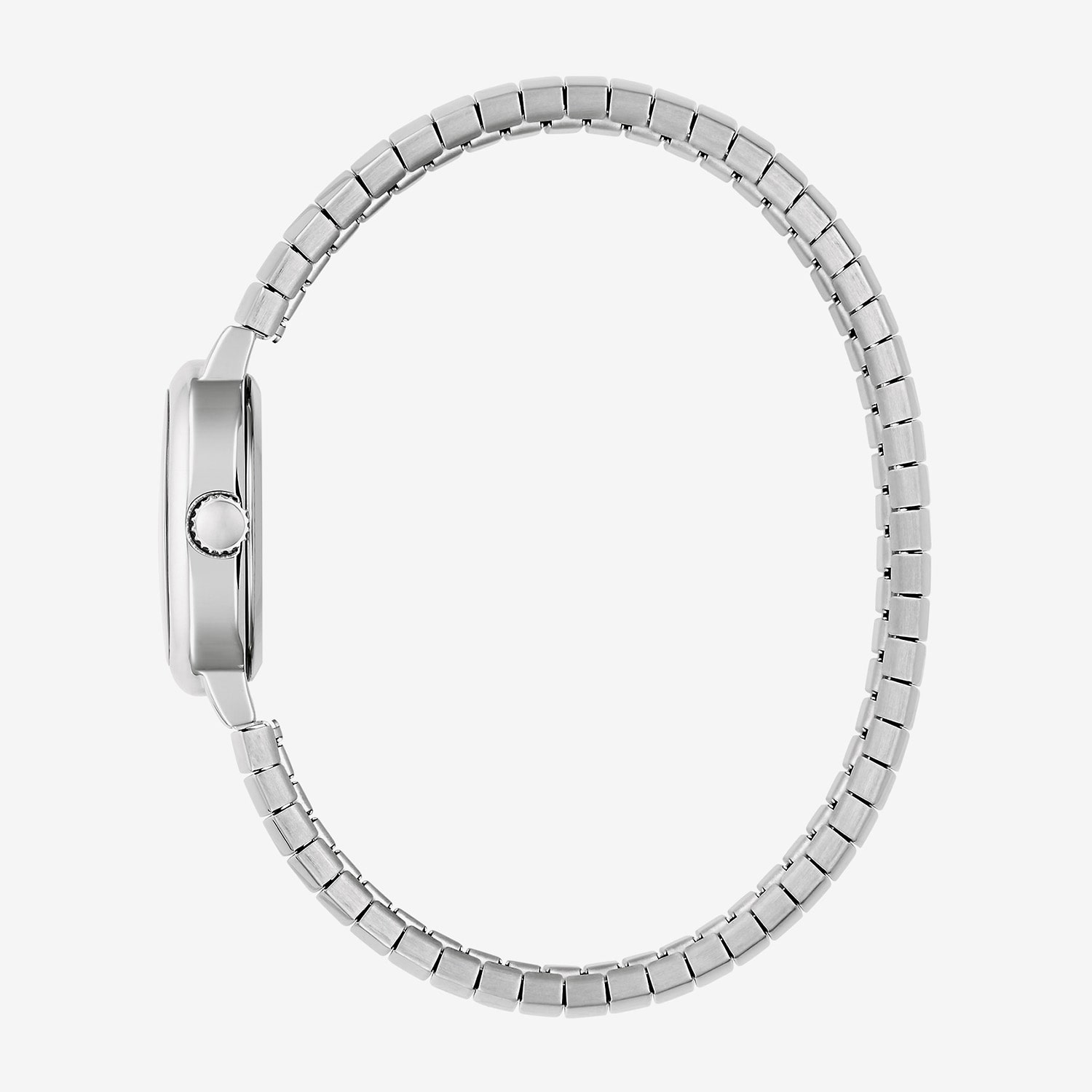 Caravelle Designed By Bulova Dress Womens Silver Tone Stainless Steel Expansion Watch 43l230