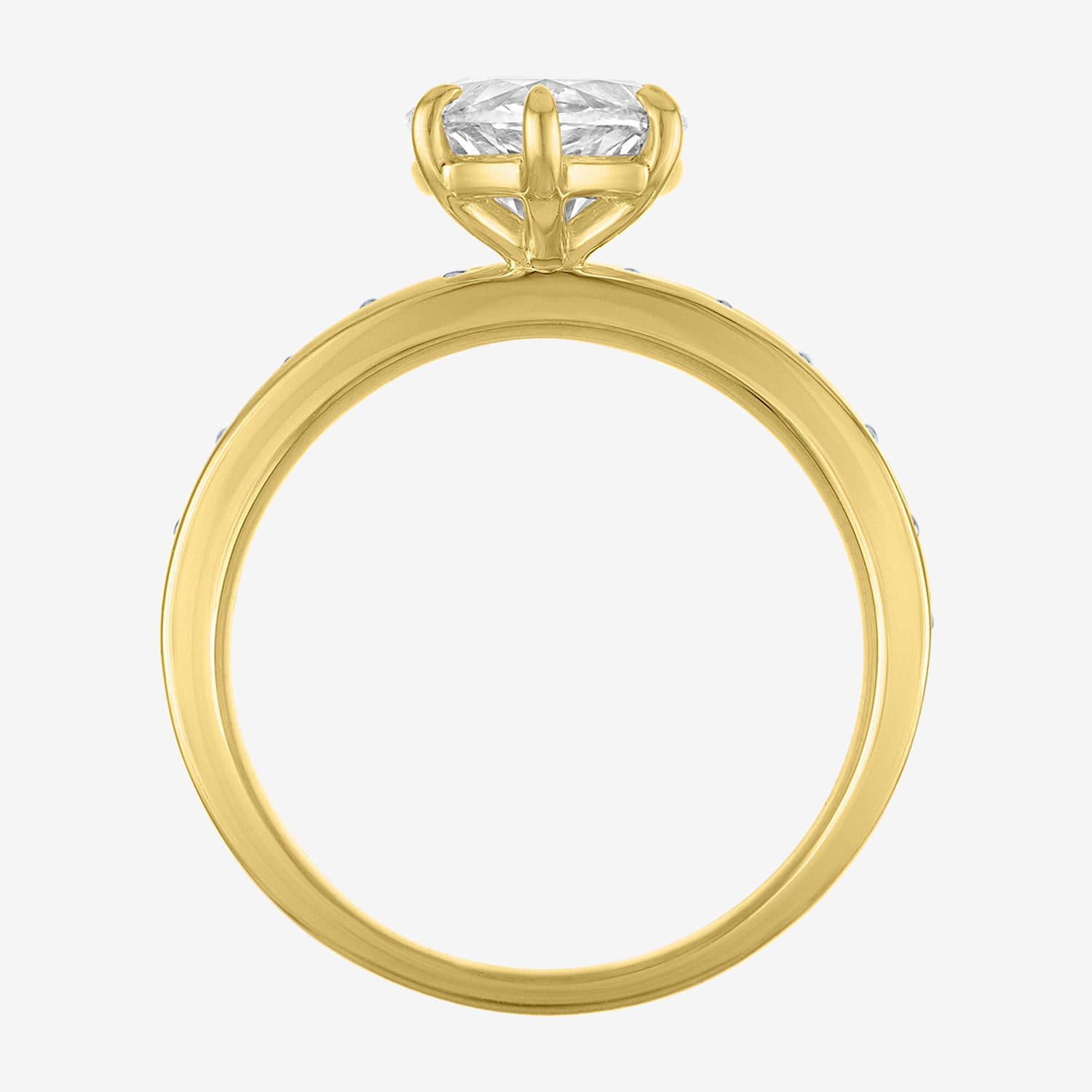 Bridal Addiction (E-F / Vs1-Vs2) Womens 3 1/2 CT. T.W Lab Grown White Diamond 10K Gold Marquise Side Stone Engagement Ring