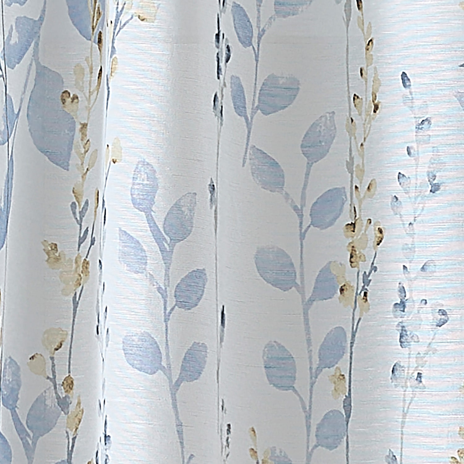 Martha Stewart Spring Blooms Grommet Top Sheer Single Curtain Panel