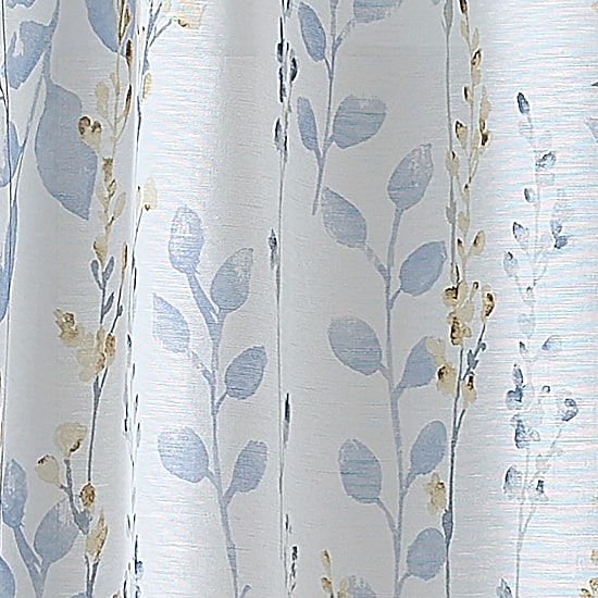 Martha Stewart Spring Blooms Grommet Top Sheer Single Curtain Panel