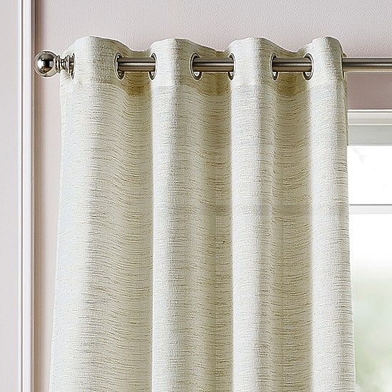 Martha Stewart Harmony Grommet Top Sheer Single Curtain Panel
