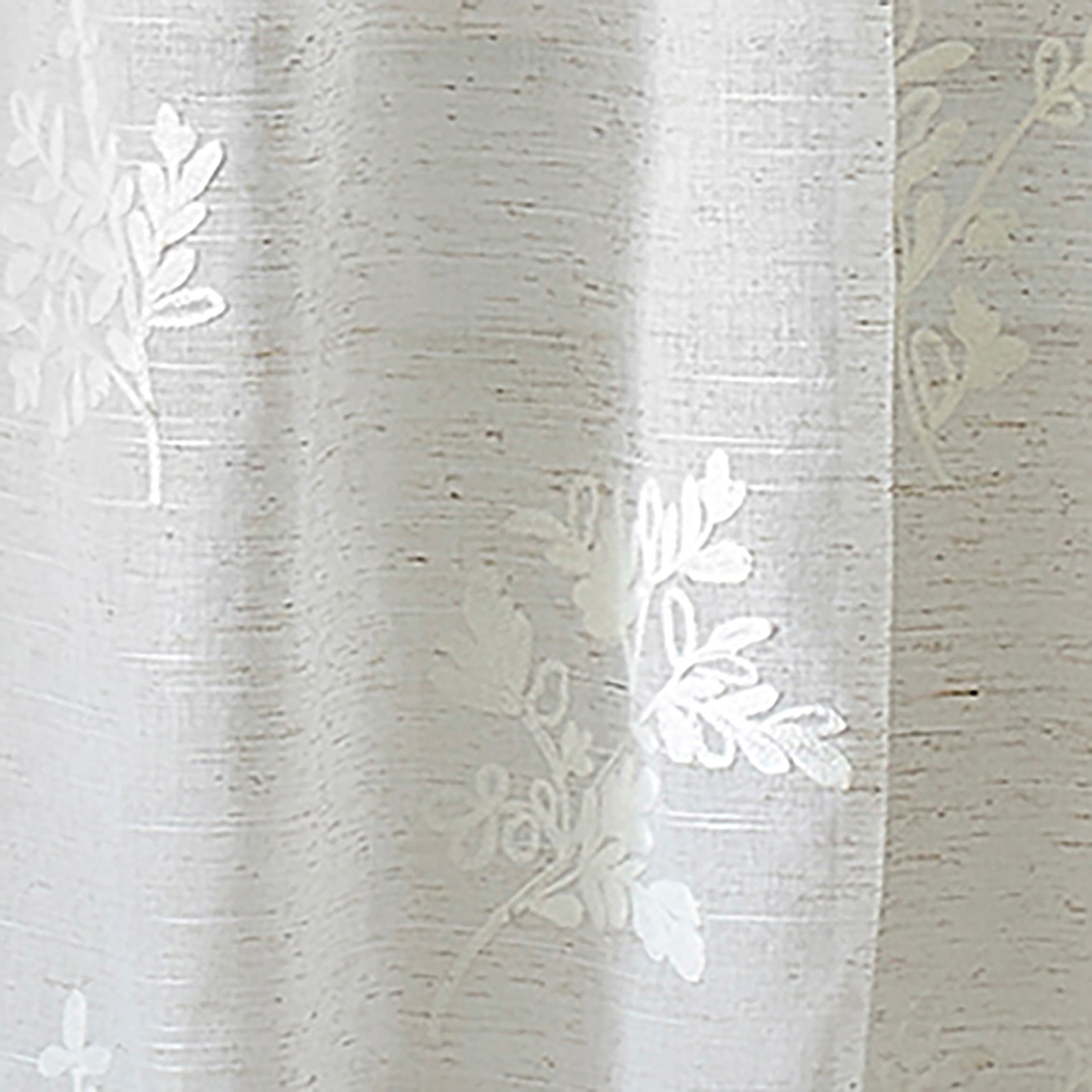 Martha Stewart Soriah Grommet Top Sheer Single Curtain Panel