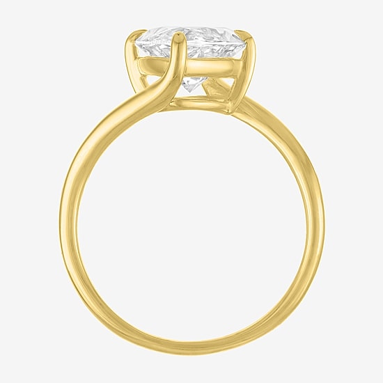 Bridal Addiction (E-F / Vs1-Vs2) Womens 4 CT. Lab Grown White Diamond 14K Gold Marquise Solitaire Engagement Ring